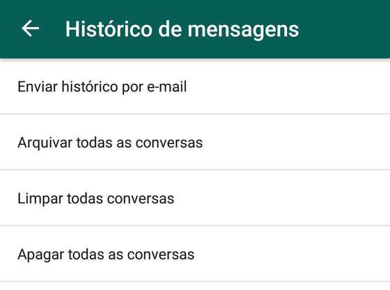 Android Hist&Atilde;&sup3;rico