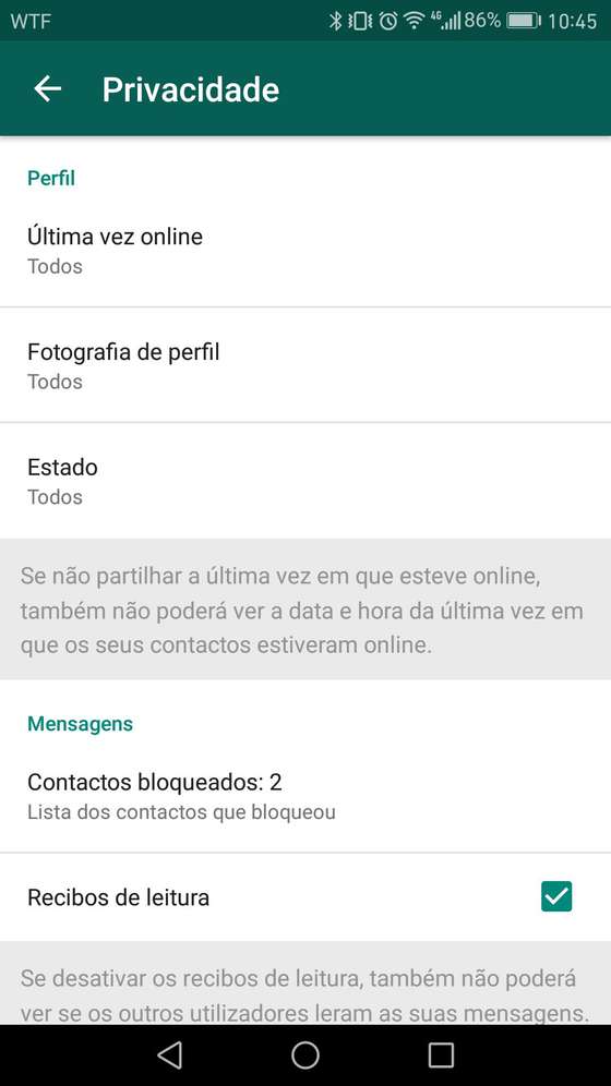 Android Privacidade