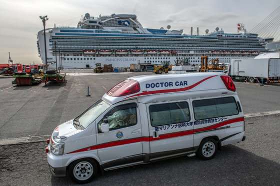 Japan Screens Cruise Ship Diamond Princess For The Wuhan Coronavirus