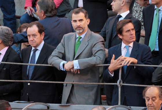 King Felipe VI of Spain Attends San Isidro Bullfighting Fair In Madrid