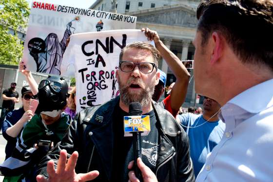 Anti-Sharia law rally in New York City