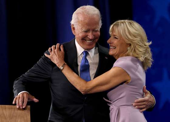 Joe Biden Accepts Party's Nomination For President In Delaware During Virtual DNC