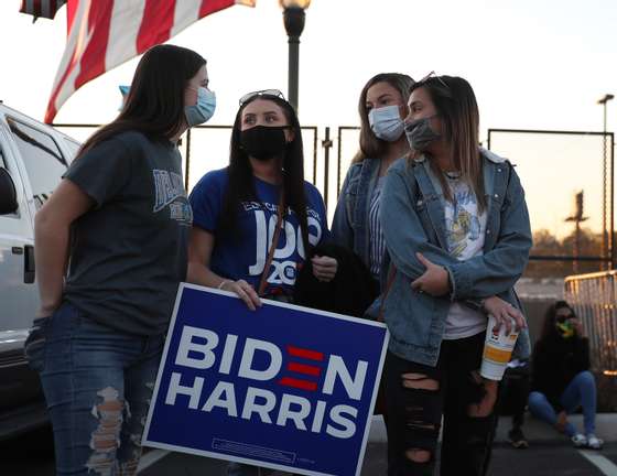 Democratic Presidential Nominee Joe Biden Addresses The Nation As Election Count Continues In Few Key States