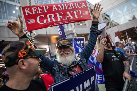 Protestors Active In Philadelphia As Pennsylvania Ballot Count Continues