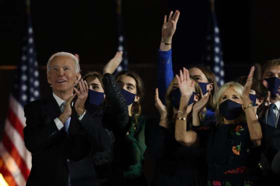 President-Elect Joe Biden And Vice President-Elect Kamala Harris Address The Nation After Election Win