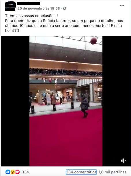 V&Atilde;&shy;deo viral d&Atilde;&iexcl; informa&Atilde;&sect;&Atilde;&pound;o enganadora sobre n&Atilde;&ordm;mero de mortes na Su&Atilde;&copy;cia.