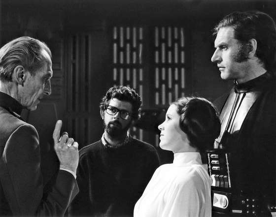 On the set of Star Wars: Episode IV - A New Hope