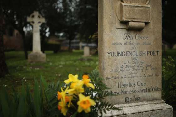 Rome's Non Catholic Cemetery, The Final Resting Place Of Poets Shelley And Keats