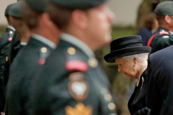 Funeral Of The Countess Mountbatten Of Burma