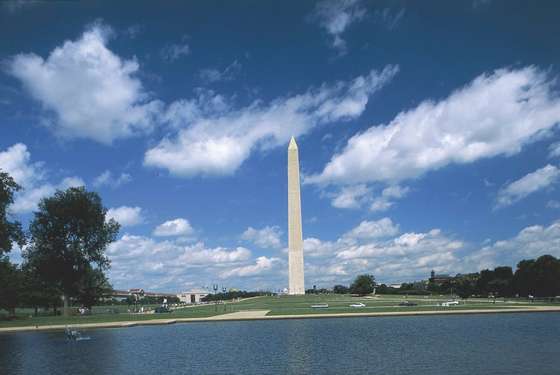 Monument to George Washington, marble obelisk