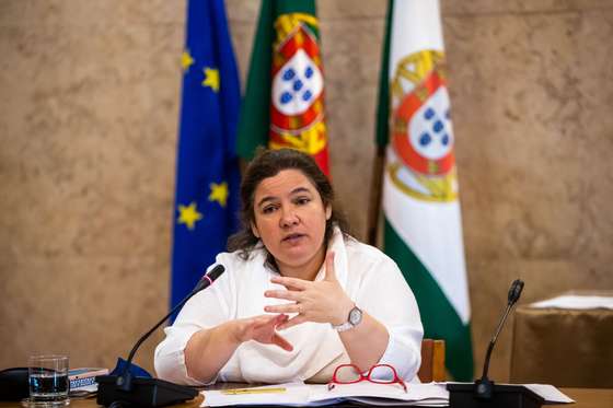 A ministra da ModernizaÃ§Ã£o do Estado e da AdministraÃ§Ã£o PÃºblica, Alexandra LeitÃ£o, durante a sua audiÃ§Ã£o na ComissÃ£o de AdministraÃ§Ã£o PÃºblica, ModernizaÃ§Ã£o Administrativa, DescentralizaÃ§Ã£o e Poder Local, na sequÃªncia de requerimento apresentado pelo grupo parlamentar do PCP, sobre atropelos aos direitos dos trabalhadores de empresas contratadas pelo Estado para a prestaÃ§Ã£o de serviÃ§os, na Assembleia da RepÃºblica, 07 de julho de 2021. JOSÃ‰ SENA GOULÃƒO/LUSA