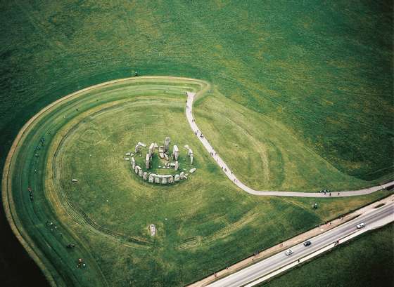 The Megalithic monument of Stonehenge, England