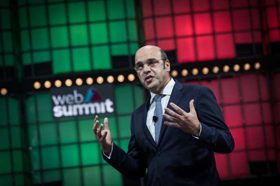 Web Summit: Primeiro dia da Web Summit, no MEO Arena, em Lisboa. Interven&Atilde;&sect;&Atilde;&pound;o de Pedro Siza Vieira, ministra de Estado e da Economia. Lisboa, 1 de novembro de 2021. JO&Atilde;O PORF&Atilde;RIO/OBSERVADOR