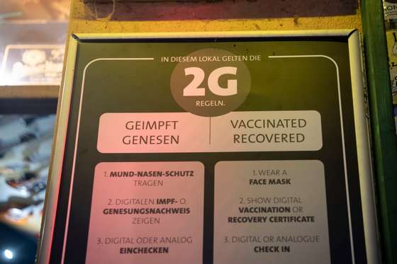 Coronavirus - 2G Rule