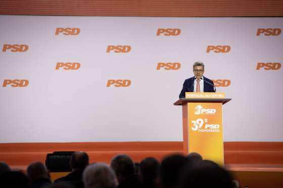 39Âº Congresso PSD (Partido Social Democrata) - intervenÃ§Ã£o de Carlos Moedas, presidente da cÃ¢mara municipal de Lisboa, no segundo dia de congresso do partido. Santa Maria da Feira, Aveiro 18 de Dezembro de 2021 TOMÃS SILVA/OBSERVADOR