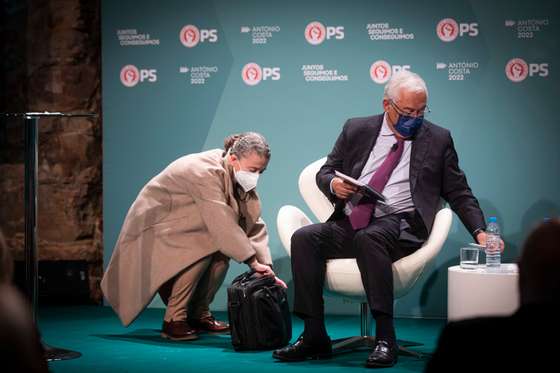 Campanhas para as elei&Atilde;&sect;&Atilde;&micro;es legislativas de 2022: A&Atilde;&sect;&Atilde;&pound;o de campanha de Ant&Atilde;&sup3;nio Costa, candidato pelo PS a primeiro-ministro. Participa no Encontro Continuar a Avan&Atilde;&sect;ar em Igualdade, promovido pelas Mulheres Socialistas-Igualdade e Direitos. Lisboa, 17 de janeiro de 2022. JO&Atilde;O PORF&Atilde;RIO/OBSERVADOR