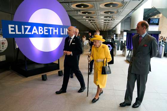 Queen Elizabeth II Marks Completion Of The Elizabeth Line