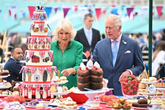 Queen Elizabeth II Platinum Jubilee 2022 - The Prince Of Wales And Duchess Of Cornwall Attend Big Jubilee Lunch At The Oval