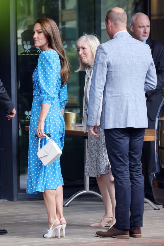 The Duke And Duchess Of Cambridge Attend Wimbledon 2022