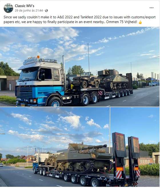 Agricultores holandeses usam tanque?