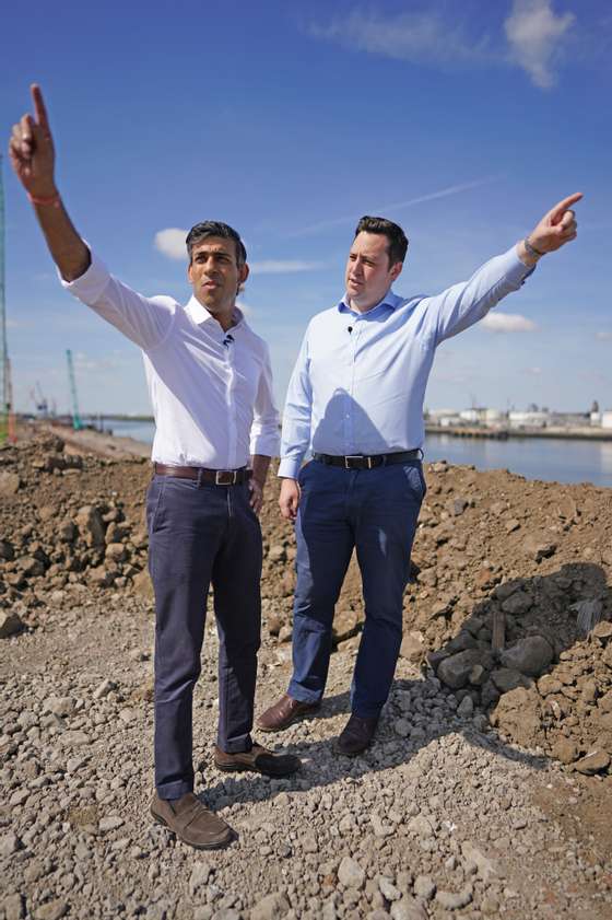 Conservative Leadership Candidate Rishi Sunak Visits Teesside