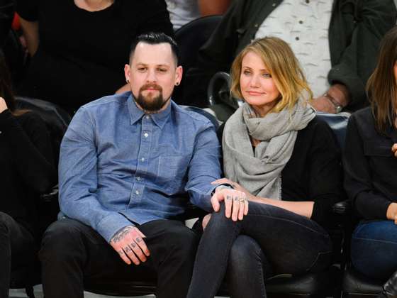 Celebrities At The Los Angeles Lakers Game