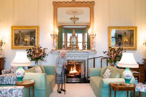 Queen Elizabeth Receives Outgoing And Incoming PMs At Balmoral