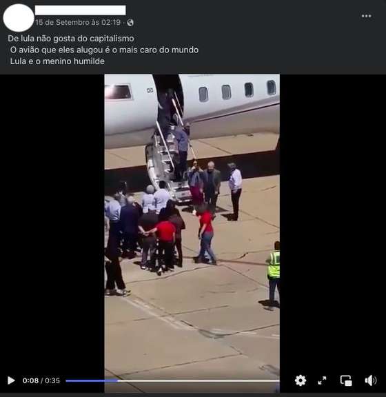 Video da chegada de Lula a Teresina no Piau&Atilde;&shy;
