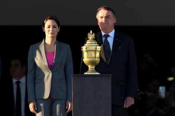 Jair Bolsonaro Receives Heart of First Emperior of Brazil Dom Pedro I
