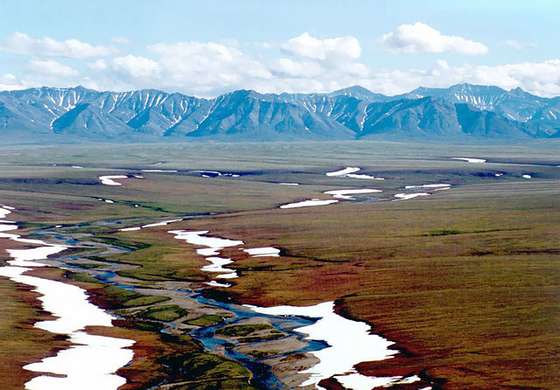 Paisagem do Arctic National Wildlife Refuge, Alaska