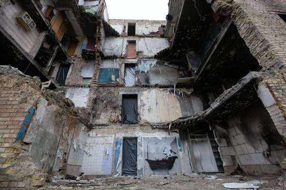 Traces of Russia-Ukraine war in Gorenka village of Kyiv Region