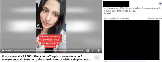 Publica&Atilde;&sect;&Atilde;&pound;o diz que sismo na Turquia aconteceu depois de 24 crist&Atilde;&pound;os serem assassinados