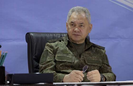 epa10711838 A handout image provided by the Russian Defence Ministry's press service shows Russian Minister of Defence Sergei Shoigu inspecting the forward command post of the â€˜Westernâ€™ group of troops in the zone of the special operation in Ukraine at an undisclosed location, 26 June 2023. Shoigu held a meeting with the command of the group, the Russian Defense Ministry said.  EPA/RUSSIAN DEFENCE MINISTRY PRESS SERVICE/HANDOUT HANDOUT HANDOUT EDITORIAL USE ONLY/NO SALES HANDOUT EDITORIAL USE ONLY/NO SALES