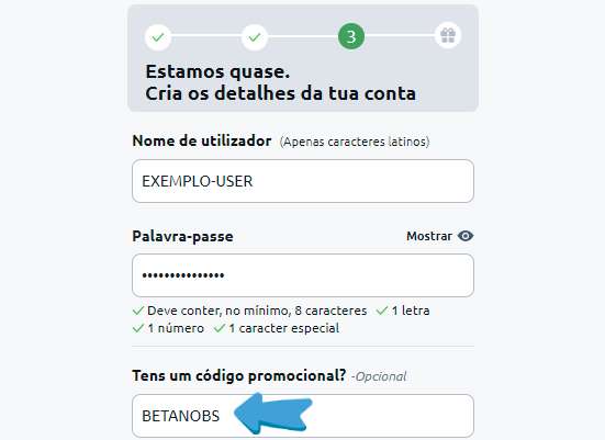 Como Ativar o CÃ³digo Promocional da Betano no Registo