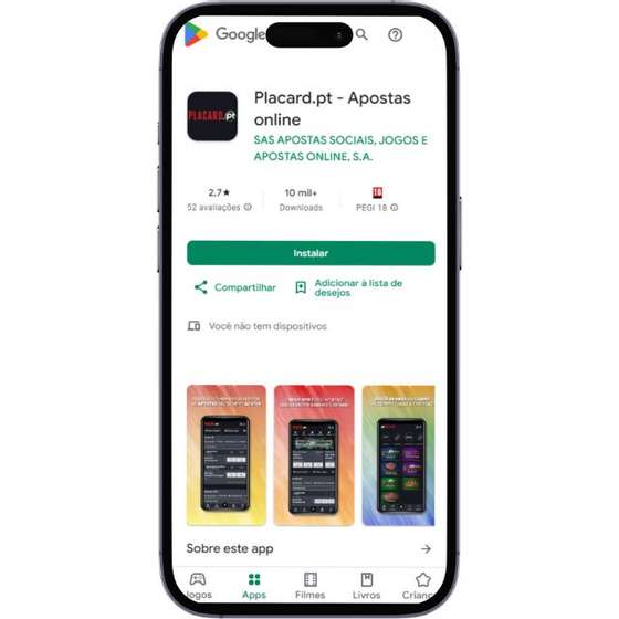 Instalar a App do Placard no Android