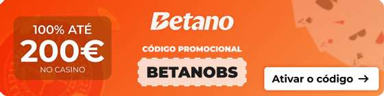 BÃ³nus de Boas-Vindas para Casino na Betano