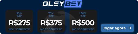 BÃ´nus de boas-vindas em esportes para os primeiros 3 depÃ³sitos na Oleybet 