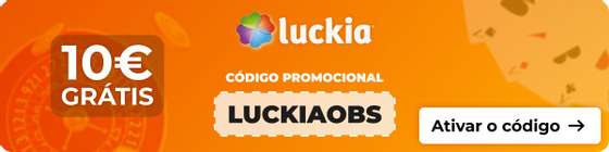 BÃ³nus de Registo de 10â‚¬ para Casino na Luckia