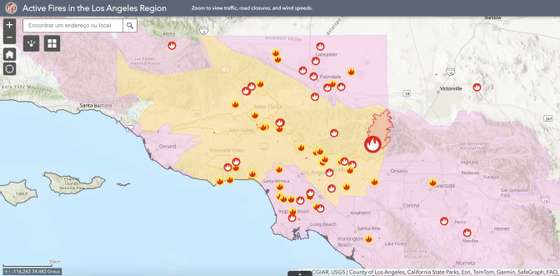 IncÃªndios Los Angeles, 8 de janeiro de 2025