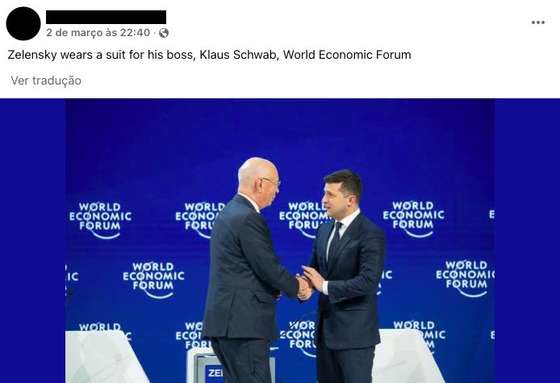 Fact check Presidente da Ucr&Atilde;&cent;nia, Volodymyr Zelensky, no F&Atilde;&sup3;rum Econ&Atilde;&sup3;mico Mundial