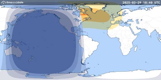 Eclipse solar parcial Portugal 27/03