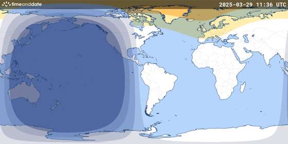 Eclipse solar parcial Portugal 27/03