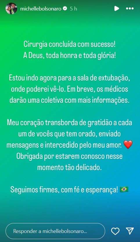Michelle Bolsonaro Instagram