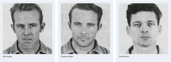 As fotografias dos tr&Atilde;&ordf;s fugitivos de Alcatraz publicadas na p&Atilde;&iexcl;gina online do FBI