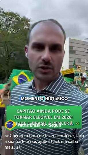 V&Atilde;&shy;deo publicado no Facebook alega que Jair Bolsonaro poder&Atilde;&iexcl; voltar a candidatar-se a elei&Atilde;&sect;&Atilde;&micro;es presidenciais em 2026, caso pague uma multa de 30 milh&Atilde;&micro;es de reais.