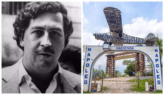 A Hacienda N&Atilde;&iexcl;poles pertenceu ao narcotraficante Pablo Escobar por dez anos e foi abandonada ap&Atilde;&sup3;s a sua morte