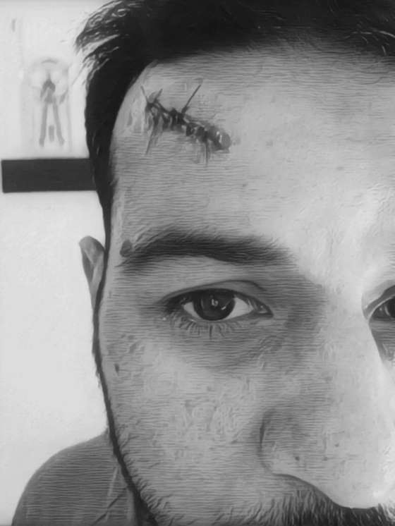 Omar Al Hayali, refugiado iraquiano agredido por um grupo de jovens depois de ter estado no Largo do Carmo, no 25 de Abril