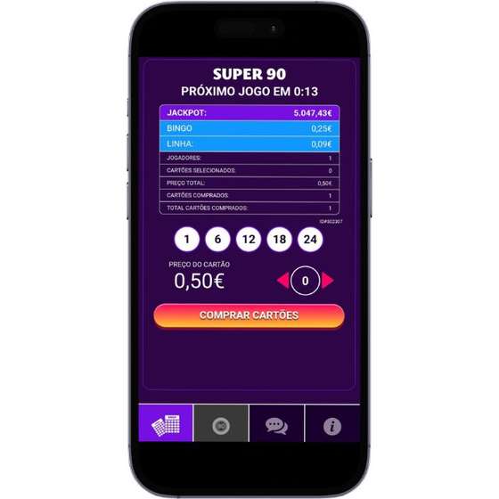 Regras da sala Super 90 na YoBingo App