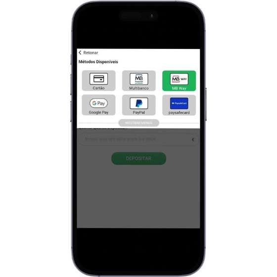 M&Atilde;&copy;todos de pagamento na app YoBingo, incluindo MB Way, Multibanco e PayPal