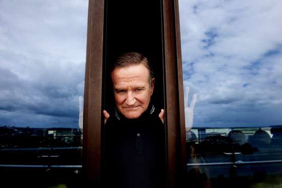 Actor Robin Williams promove o filme de anima&Atilde;&sect;&Atilde;&pound;o Happy Feet 2 em Sydney, Austr&Atilde;&iexcl;lia. TRACEY NEARMY/LUSA